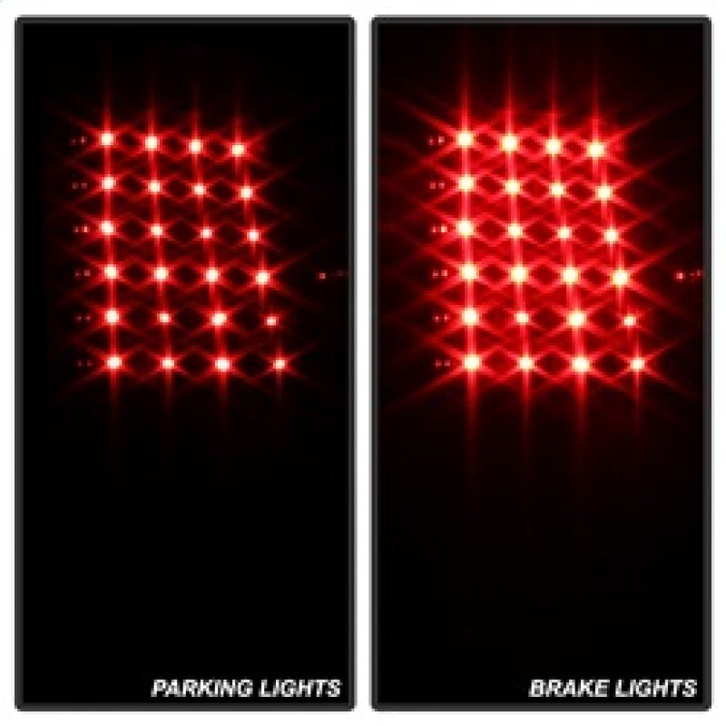 Xtune Toyota Tundra 07-13 LED Tail Lights Black ALT-ON-TTU07-LED-BK - eliteracefab.com