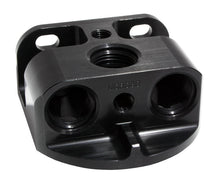 Load image into Gallery viewer, Moroso Oil Filter Adapter - Remote Mount - Front Port - 13/16in-16 &amp; 3/4in-16 22mm Thread