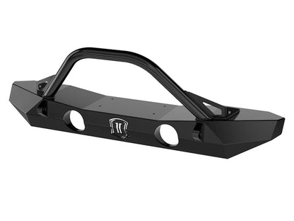 ICON 07-18 Jeep Wrangler JK Pro Series Mid Width Front Bumper w/Bar/Tabs ICON