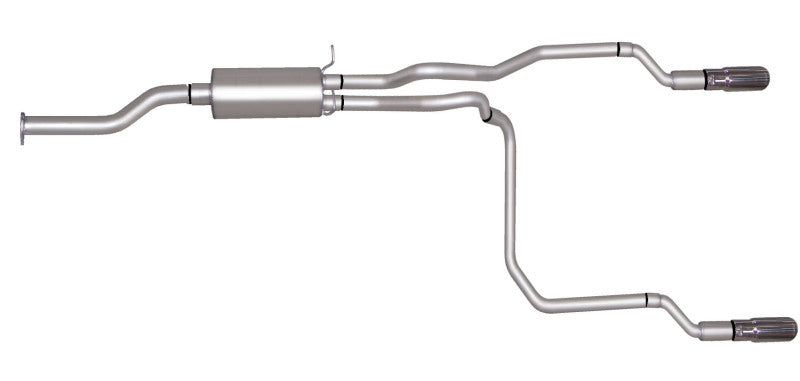 Gibson 96-97 Chevrolet S10 Base 2.2L 1.75in Cat-Back Dual Split Exhaust - Aluminized Gibson