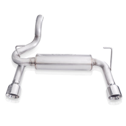 Stainless Works 2018+ Jeep Wrangler JL 304SS Factory Connect 2.5in Axle Back Exhaust System Stainless Works