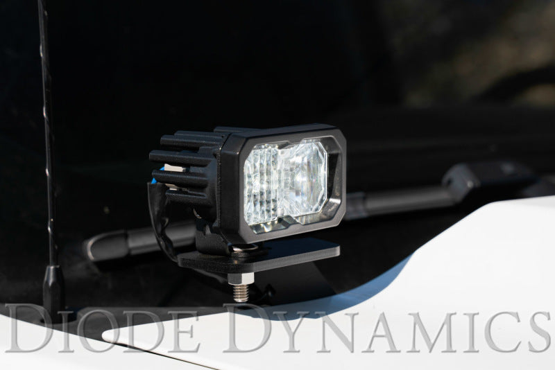 Diode Dynamics 14-19 Silverado/Sierra SSC2 LED Ditch Light Kit Sport - White Combo