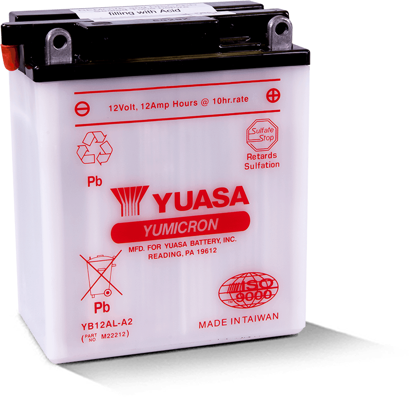 Yuasa YB12AL-A2 Yumicron 12 Volt Battery Yuasa Battery