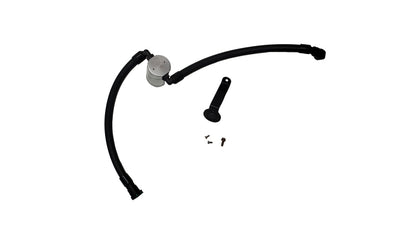 J&L 20-23 Buick Encore GX / Chevrolet Trailblazer Driver Side Oil Separator 3.0 - Clear Anodized J&L