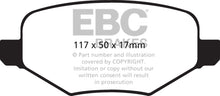 Load image into Gallery viewer, EBC 11-14 Ford Edge 2.0 Turbo Redstuff Rear Brake Pads - eliteracefab.com