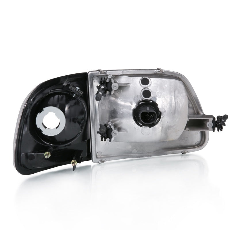 ANZO 1997-2003 Ford F-150 Crystal Headlight G2 Clear With Parking Light - eliteracefab.com