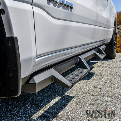 Westin/HDX 2019 Ram 1500 Crew Cab Drop Nerf Step Bars - Textured Black - eliteracefab.com