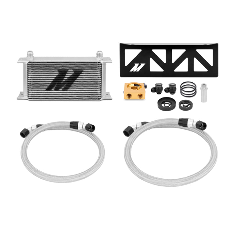 Mishimoto 13+ Subaru BRZ/Scion FR-S Thermostatic Oil Cooler Kit - Silver - eliteracefab.com