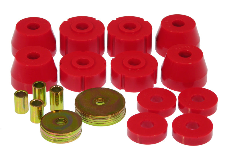 Prothane 72-85 Dodge Truck Body Mounts - Red - eliteracefab.com