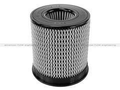 aFe MagnumFLOW Air Filter Pro DRY S 6in Flange x 8 1/8in Base/Top (INV) x 9in H - eliteracefab.com