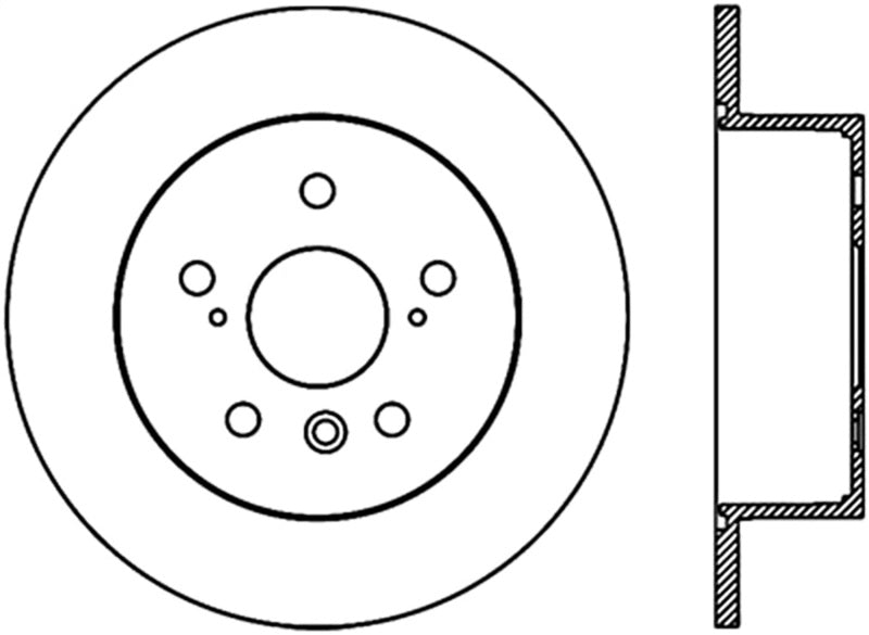 StopTech Cryo Slotted Sport Brake Rotor - Left Stoptech