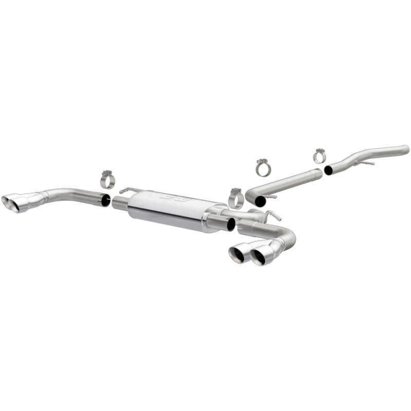 MagnaFlow 15-17 GMC Terrain V6 3.6L 409SS Cat-Back Exhaust Quad Split Rear with 3in Polished Tips Magnaflow