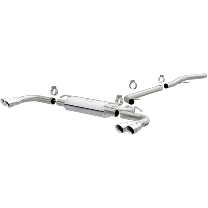 MagnaFlow 15-17 GMC Terrain V6 3.6L 409SS Cat-Back Exhaust Quad Split Rear with 3in Polished Tips Magnaflow
