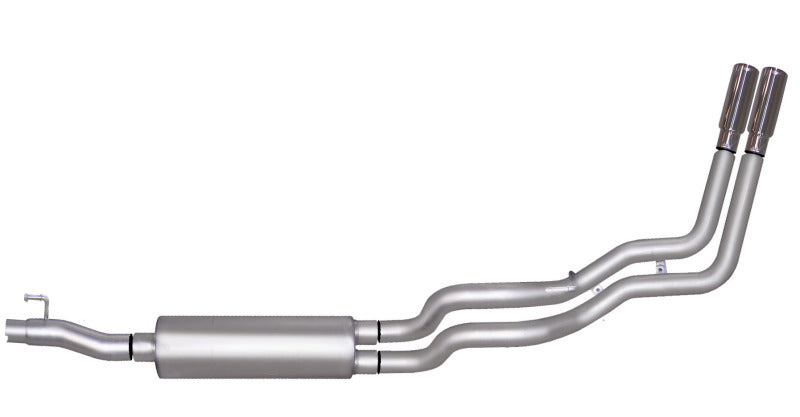 Gibson 06-08 Dodge Ram 1500 Laramie 5.7L 2.5in Cat-Back Dual Sport Exhaust - Stainless Gibson