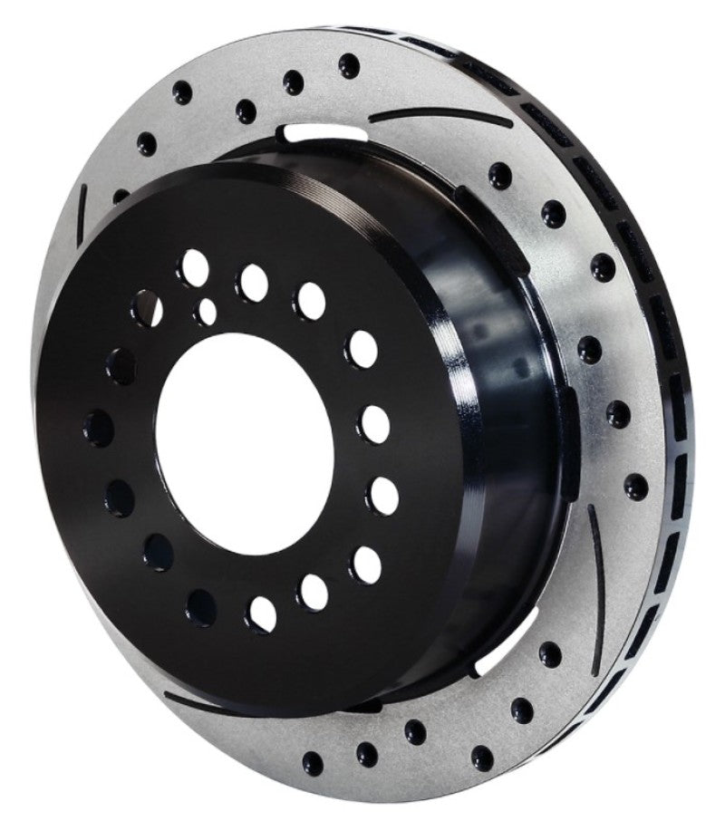 Wilwood Rotor-2.32in Offset-SRP-BLK-Drill-RH 11.00 x .810 - 5 Lug Wilwood