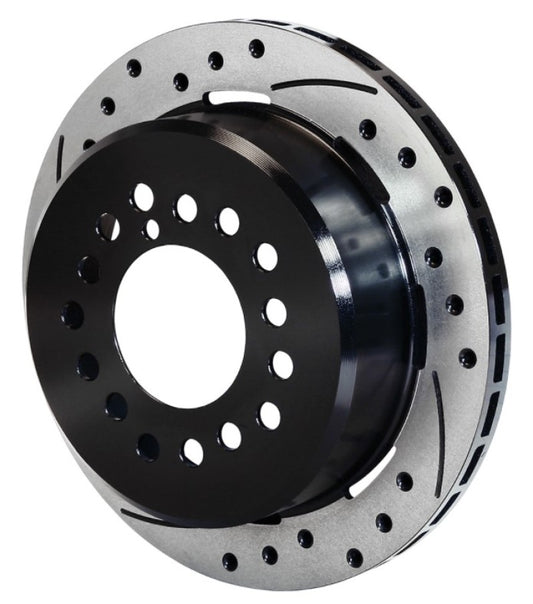Wilwood Rotor-2.32in Offset-SRP-BLK-Drill-RH 11.00 x .810 - 5 Lug Wilwood