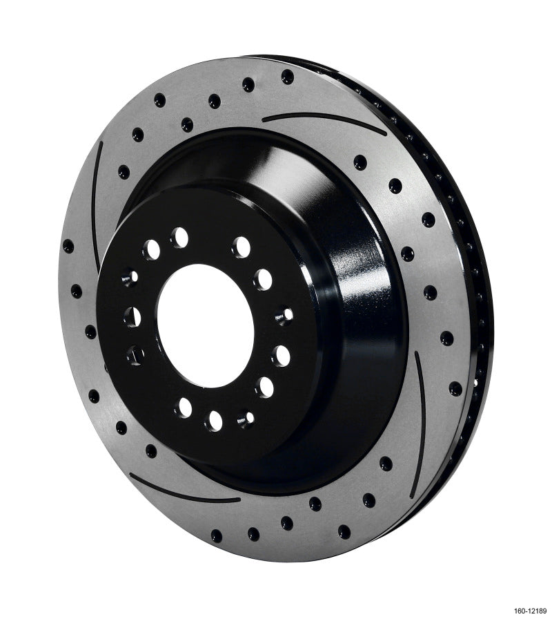 Wilwood Rotor-1.75 Offset SRP BLK Drl 12.88 x 1.10 - 5x4.50/4.75in Wilwood