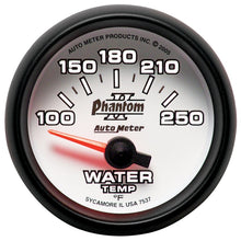 Load image into Gallery viewer, Autometer Phantom II 52.4mm SSE 100-250 Deg F Water Temperature Gauge - eliteracefab.com