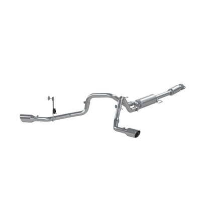 MBRP 2021+ Ford F-150 5.0L/3.5L/ 2.7L Ecoboost 3in Cat Back 2.5in Dual Split Exit T409 Exhaust - eliteracefab.com