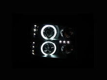 Load image into Gallery viewer, ANZO USA GMC Sierra 1500 Projector Headlights W/ Halo Black; 2007-2013 - eliteracefab.com