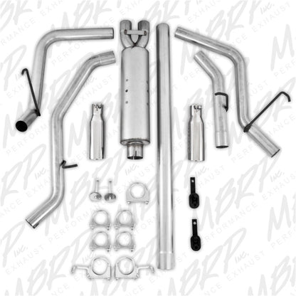 MBRP 2006-2008 Dodge Ram Hemi 1500 5.7L SC/CC-SB Cat Back Dual Split Side - eliteracefab.com