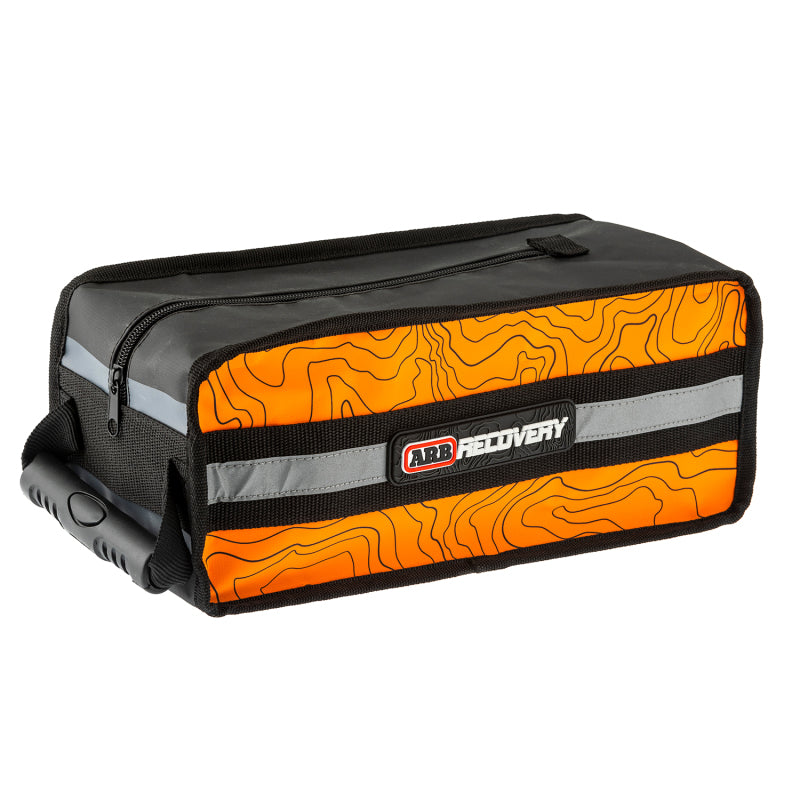 ARB Micro Recovery Bag Orange/Black Topographic Styling PVC Material - eliteracefab.com