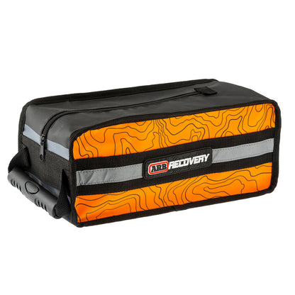 ARB Micro Recovery Bag Orange/Black Topographic Styling PVC Material - eliteracefab.com