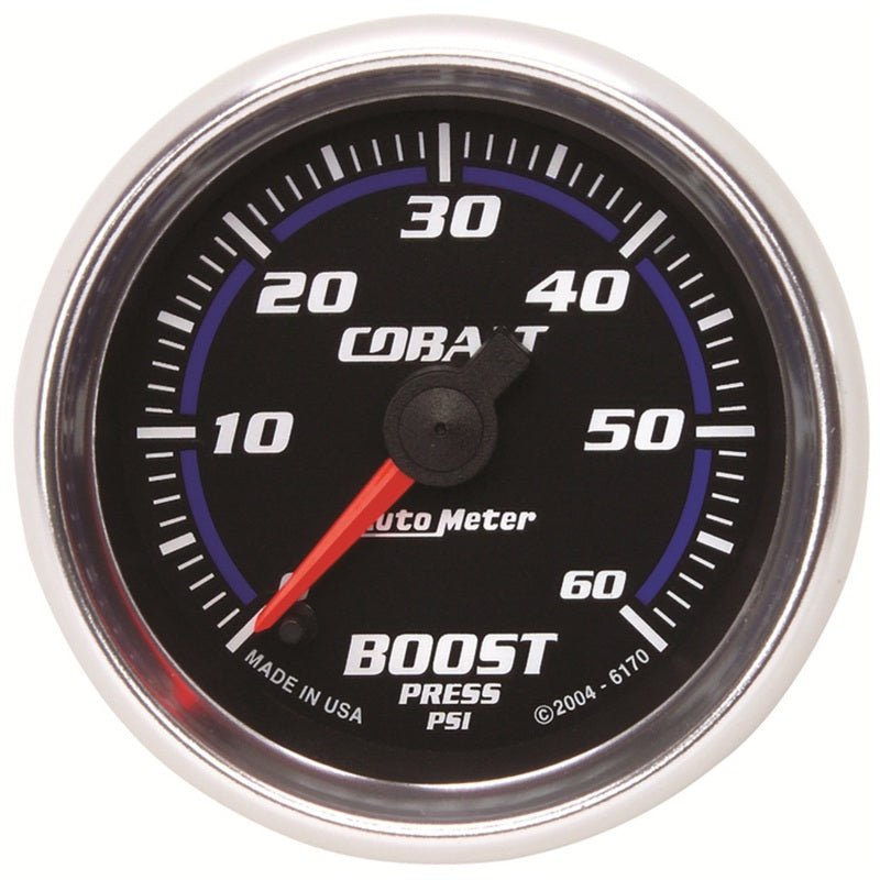 Autometer Cobalt 52mm 0-60 PSi Boost Gauge 6170