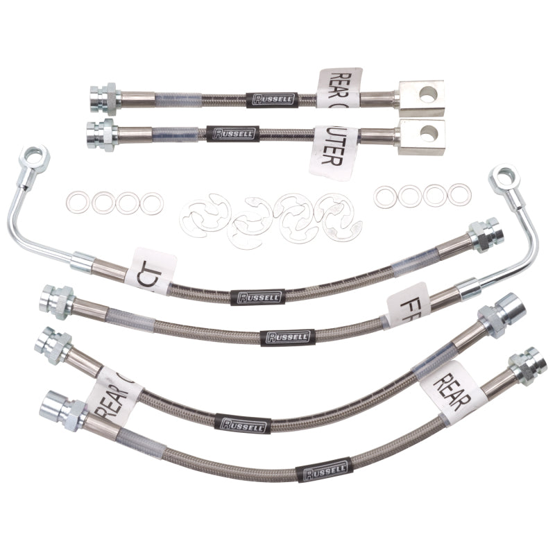 Russell Performance 98-02 Pontiac Firebird (with Traction Control) Brake Line Kit Russell