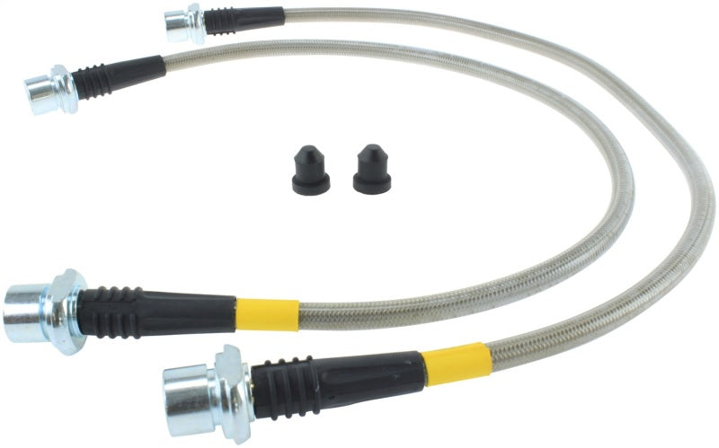 StopTech 05-17 Toyota Tacoma Stainless Steel Rear Brake Line Kit - eliteracefab.com