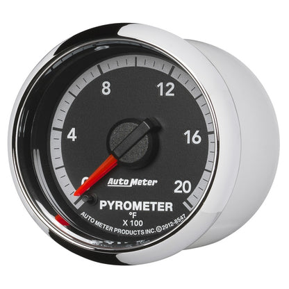 Autometer Gen4 Dodge Factory Match 52.4mm Full Sweep Electronic 0-2000 Deg F EGT/Pyrometer Gauge 8547