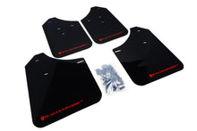 Load image into Gallery viewer, Rally Armor UR Mudflaps Black Urethane Red Logo 2002-2007 Impreza / 2002-2007 WRX / 2004-2007 STI - eliteracefab.com