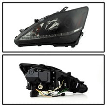 Load image into Gallery viewer, Spyder Lexus IS 250/350 2006-2010 Projector Headlights DRL Black Smoke PRO-YD-LIS06-DRL-BSM - eliteracefab.com