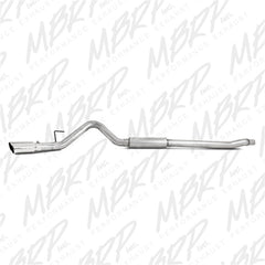 MBRP 11-13 Ford F-250/350/450 6.2L V8 Gas 4in Cat Back Single Side Alum Exhaust System - eliteracefab.com