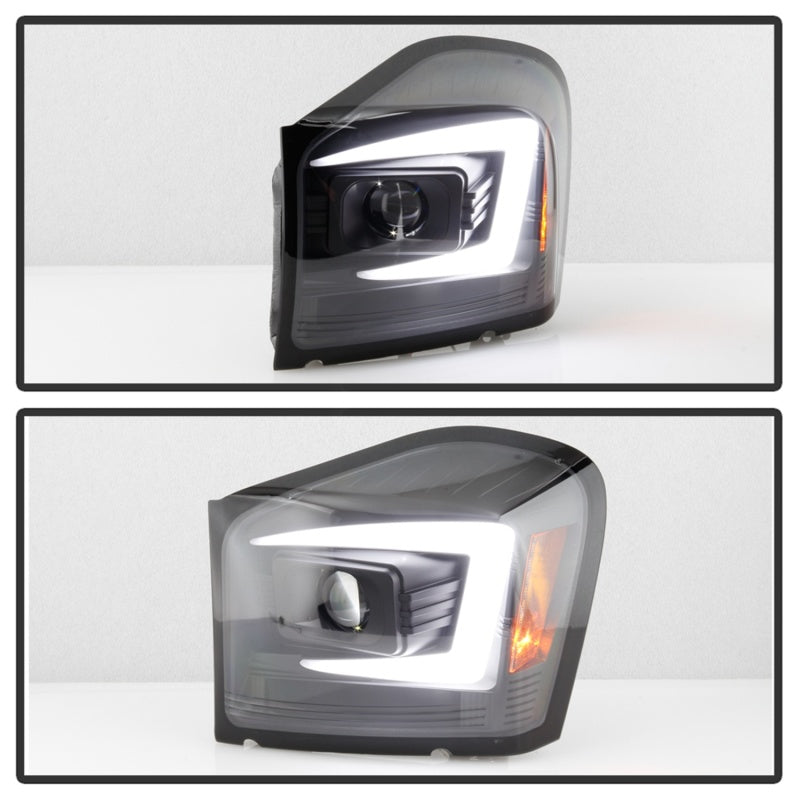 Spyder 04-06 Dodge Durango Projector Headlights - Black PRO-YD-DDU04-LB-BK - eliteracefab.com