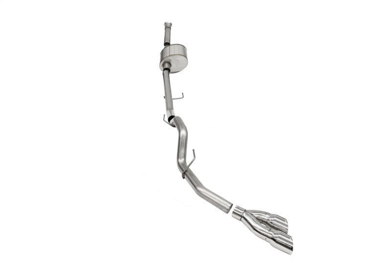 Corsa 2021-2022 Ford F-150 SuperCab/6.5in Bed 5.0L V8 Xtreme Cat-Back Single Side Exit-Polished CORSA Performance