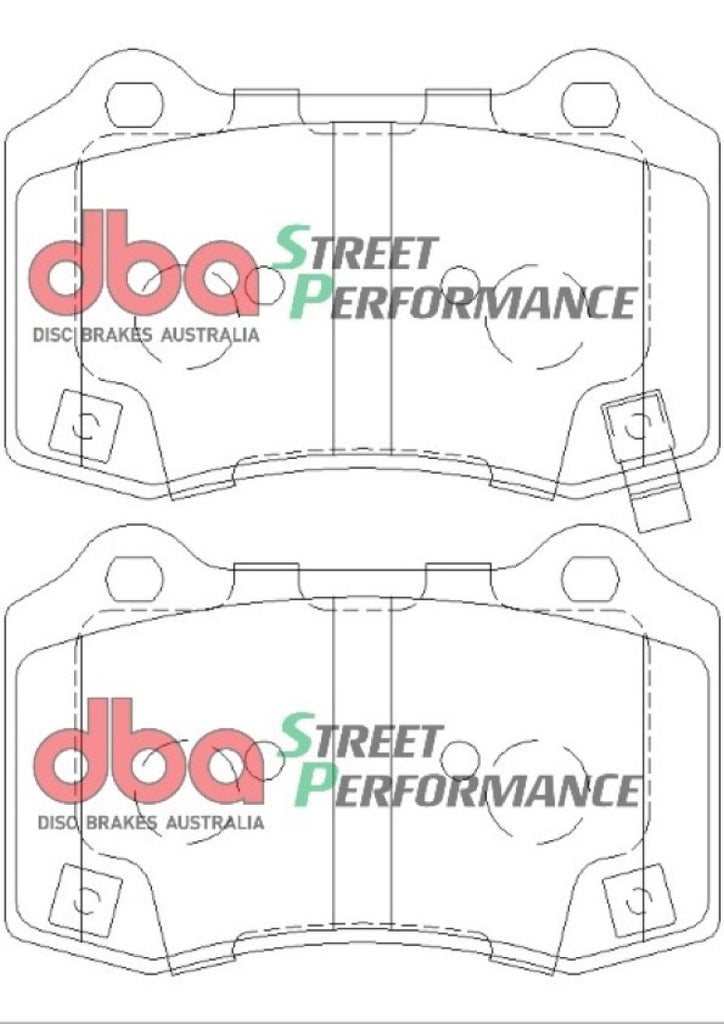 DBA Street Performance Rear Brake Pads - DB8805SP