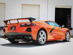 aFe MACH Force-Xp 3in to 2-1/2in 304SS Cat-Back (No Muff.) 2020 Chevy Corvette 6.2L - Carbon Tip - eliteracefab.com