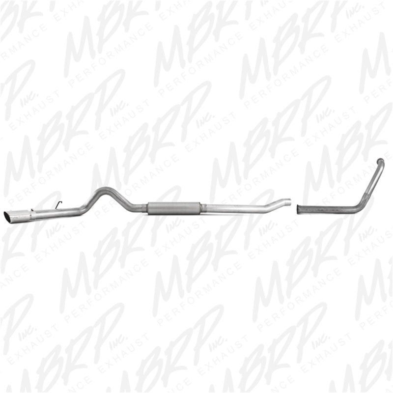 MBRP 2003-2007 Ford F-250/350 6.0L EC/CC Turbo Back Single Side (Stock Cat) - eliteracefab.com