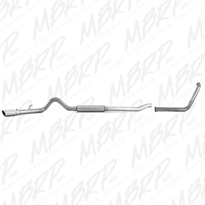 MBRP 2003-2007 Ford F-250/350 6.0L EC/CC Turbo Back Single Side (Stock Cat) - eliteracefab.com