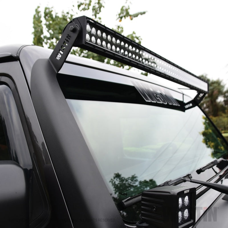 Westin 18-19 Jeep Wrangler Pillar LED Light Mount - Black - eliteracefab.com