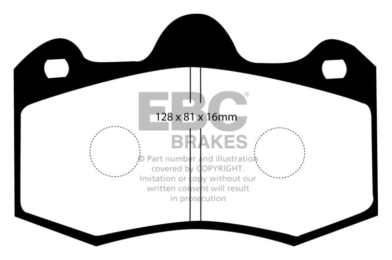 EBC 11+ Mclaren MP4-12C 3.8 Twin Turbo Bluestuff Rear Brake Pads - eliteracefab.com