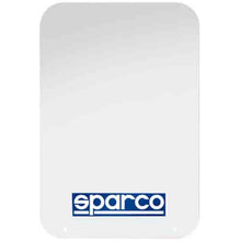 Load image into Gallery viewer, Sparco Mud Flap Pair White - eliteracefab.com