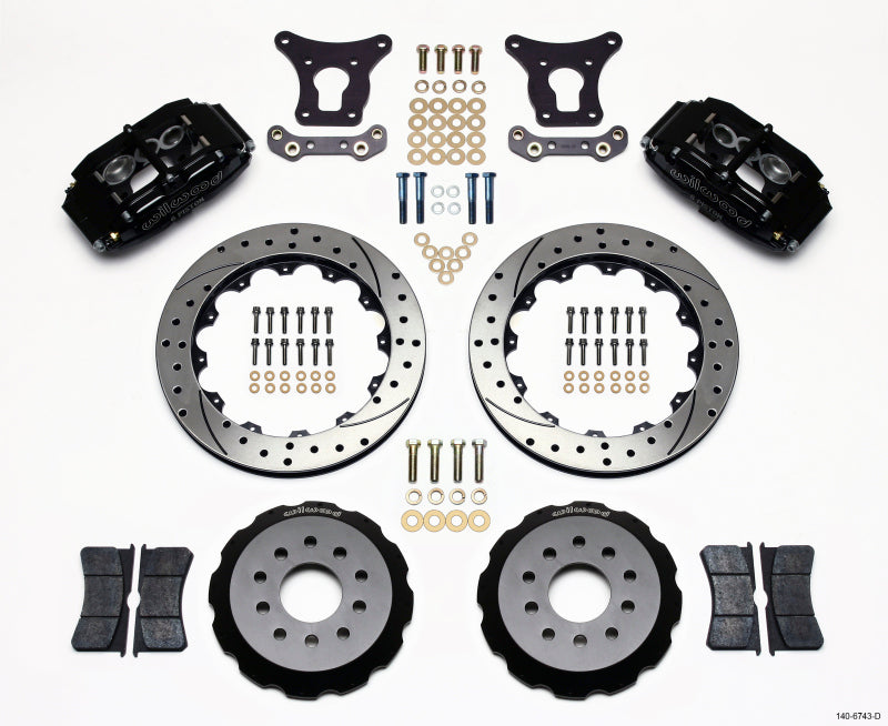 Wilwood BNSL6 Front Kit 12.88in Drilled 93-97 Camaro/Firebird Wilwood