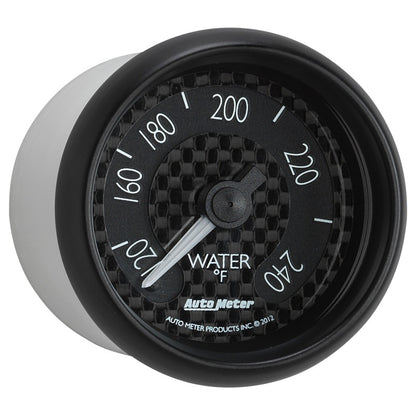 Autometer GT Series 52mm Mechanical 120-240 Deg F Water Temperature Gauge 8032
