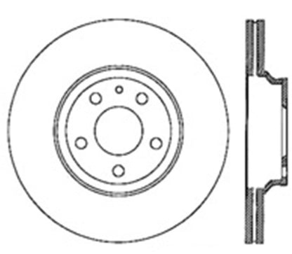 StopTech 07-10 Audi S6 Drilled Left Rear CRYO Rotor Stoptech