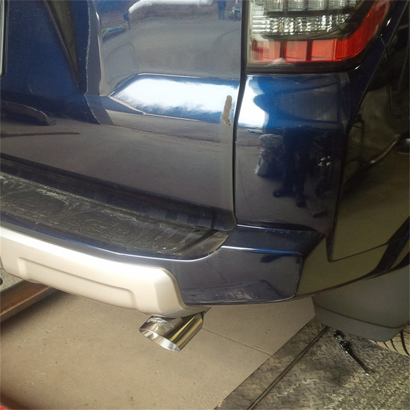 MBRP 10-18 Toyota 4 Runner AL 4in O.D Tip Single Rear Exit 2.5in Cat Back Exhaust - eliteracefab.com