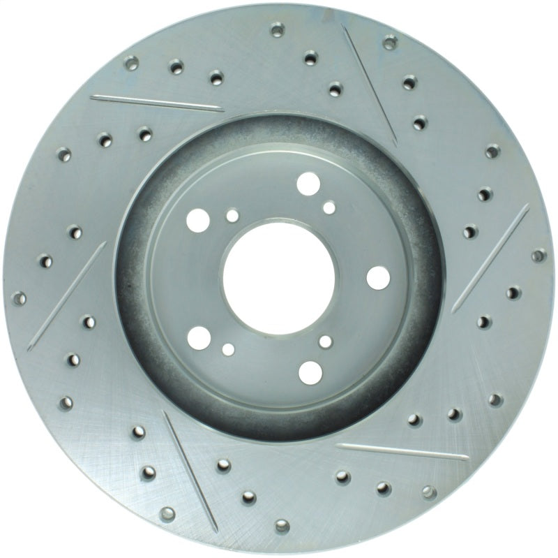 StopTech Select Sport 99-08 Acura TL (STD Caliper) / 01-03 CL Slotted and Drilled Right Front Rotor - eliteracefab.com