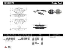 Load image into Gallery viewer, STOPTECH PERFORMANCE 01-02 BMW Z3 / 03-09 Z4 / 10/90-07 3 SERIES / 99-09 SAAB 9-5 REAR BRAKE PADS, 309.06920 - eliteracefab.com