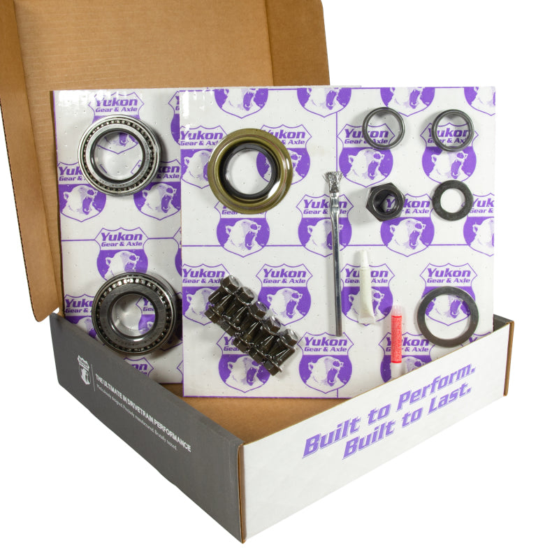 Yukon 8.25in CHY 3.73 Rear Ring & Pinion Install Kit Positraction 1.618in ID Axle Bearings Yukon Gear & Axle